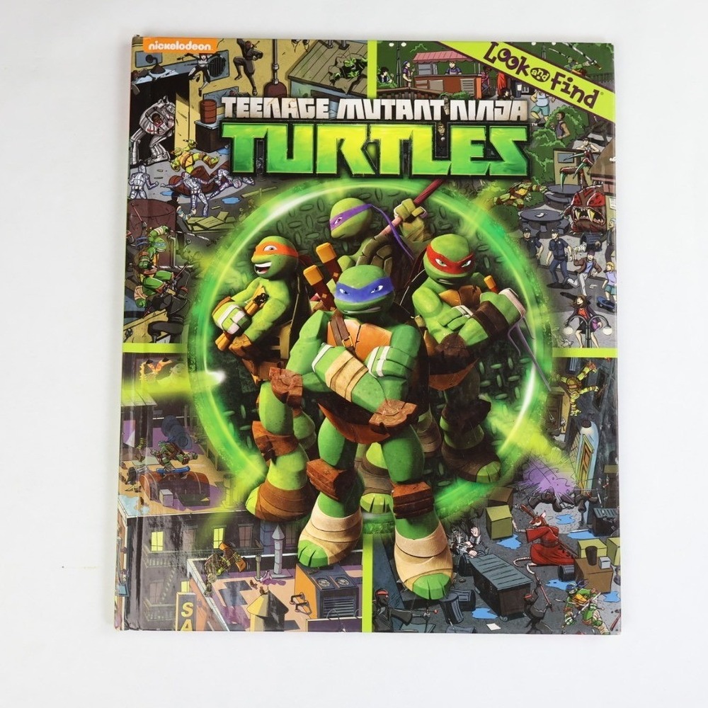 Nickelodeon‎ Teenage Mutant Ninja Turtles Look and Find Hardcover Book 2014 TMNT